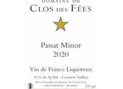 Passat Minor 2020 - Carton de 6 bouteilles de 0,375 CL